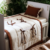 Bowtique Dreams - 3 Pcs Crib's Bedding Set